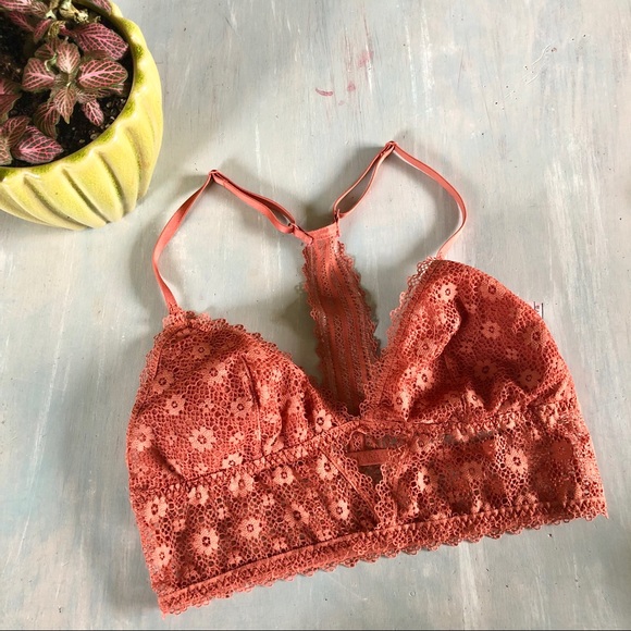 Victoria's Secret Other - Burnt Orange Lace Racerback Bralette